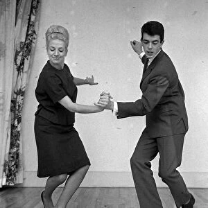 Couple dancing the bossa nova. December 1962