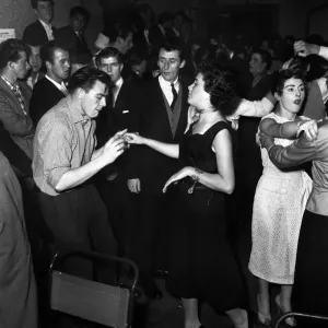 Rock and Roll at the Crown and Anchor Print 1956
