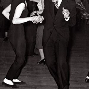 A couple Jive in true 50s style Dancing April 1954