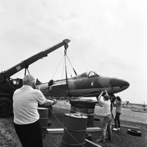 A Coventry built Hawker Hunter jet plane is the latest addition to the Midland Air Museum A Coventry built Hawker Hunter jet plane is the latest addition to the Midland Air Museum