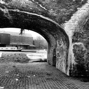 Coventry Canal Basin Print - Early Victorian Storage Vaults
