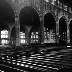 Coventry Cathedral, Cathedral Church of St Michael, before it was damaged during