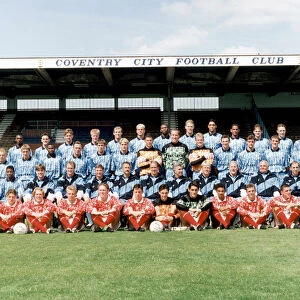 Coventry City FC, Photo-call, 10th August 1992. Highfield Road. 1992 / 1993 Season