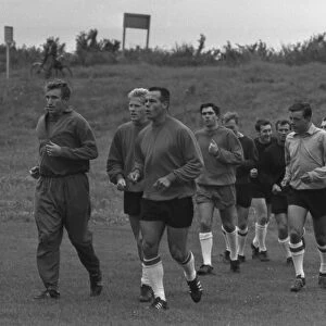 The Coventry City FCs players at the training ground, Coventry