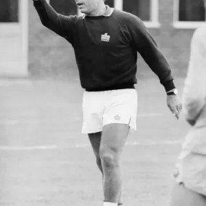 Coventry City manager Gordon Milne during a training session. 25th July 1979 Coventry City manager Gordon Milne during a training session. 25th July 1979