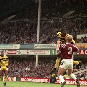 Coventry City v West Ham at Upton Park. The final score was 0-1 to the Sky Blues