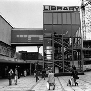 Coventry library, which used to be the old Locarno Ballroom. 1st February 1990