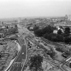 Coventry Ring Road Construction Print, 29th August 1973