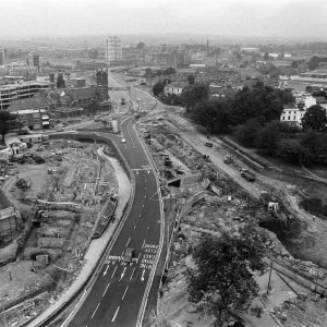 Coventry Ring Road construction, Warwick Road. 29th August 1973 Coventry Ring Road construction, Warwick Road. 29th August 1973