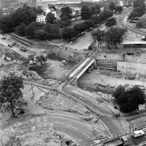 Coventry Ring Road construction, Warwick Road. 29th August 1973 Coventry Ring Road construction, Warwick Road. 29th August 1973