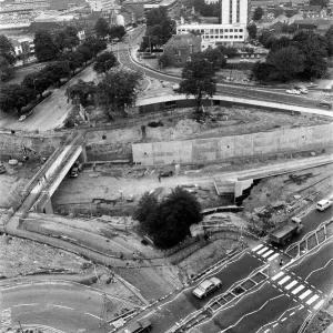 Coventry Ring Road construction, Warwick Road. 29th August 1973 Coventry Ring Road construction, Warwick Road. 29th August 1973