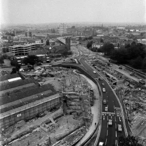 Coventry Ring Road construction, Warwick Road. 29th August 1973 Coventry Ring Road construction, Warwick Road. 29th August 1973