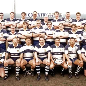 Coventry Rugby Team Group Print 16th August 1996 Coventry Rugby Team Group Print 16th August 1996