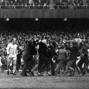 Coventry v. Manchester United: Scene after Coventrys 1st Goal. March 1968 P005560 Coventry v. Manchester United: Scene after Coventrys 1st Goal. March 1968 P005560