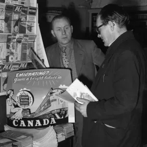 Coventry worker considering emigration to Canada circa 1955 Coventry worker considering emigration to Canada circa 1955