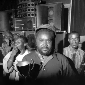 Print of Coventry's Crusader sound system in action