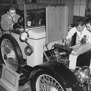 Coventrys first registered car, DU1, stands in a storeroom at the Daimler