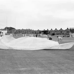 The covers come off at Acklam Park prior to Yorkshire The covers come off at Acklam Park prior to Yorkshire