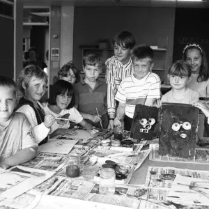 Crafty sorts Some of the seven to 11 year olds attending Wooldale Crafty sorts Some of the seven to 11 year olds attending Wooldale