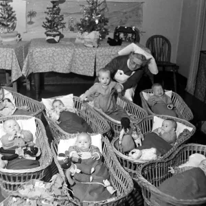 Creche at Holloway Prison December 1951 Local Caption