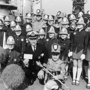 HMS Diomede Crew Supports Local Juvenile Jazz Band Print HMS Diomede Crew Supports Local Juvenile Jazz Band Print