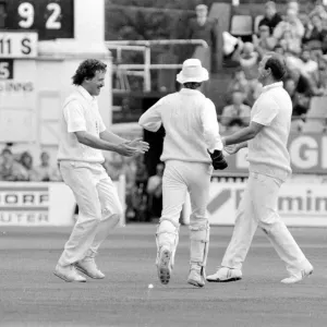 Cricket The Ashes England v Australia 5th Test at Edgbaston August 1985 Cricket The Ashes England v Australia 5th Test at Edgbaston August 1985
