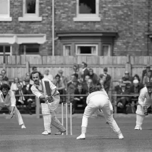 Cricket match, Darlington v Bishop Auckland. 1973 Cricket match, Darlington v Bishop Auckland. 1973