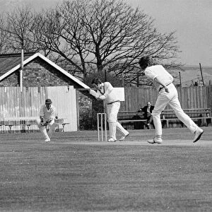 Cricket match, Saltburn v Guisborough. 1972