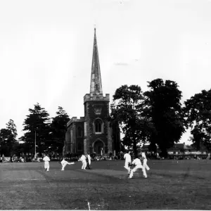 Cricket at Redfield, Bristol 1949 Cricket at Redfield, Bristol 1949