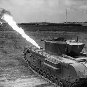 Crocodile Churchill Tank Print (01467) - Flame Thrower Variant