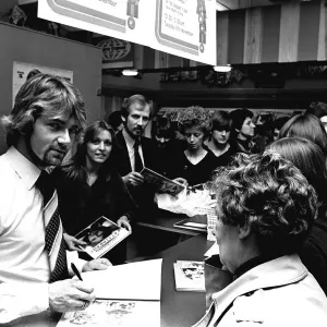 Crowds besieged Binns department store when disc-jockey Crowds besieged Binns department store when disc-jockey