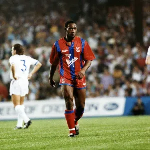 Crystal Palace footballer Andy Gray in action during the match against Leeds United Crystal Palace footballer Andy Gray in action during the match against Leeds United