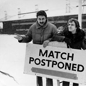 Crystal Palace manager Steve Coppell and assistant Ian Evans at Selhurst Park after