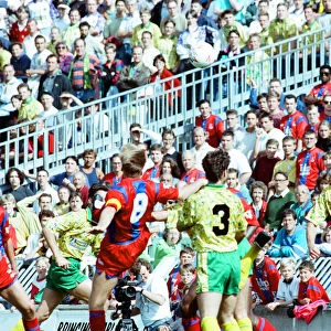 Crystal Palace v Norwich league match at Selhurst Park, Saturday 29th August 1992