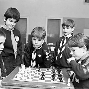 Nine Cub packs took part in the annual Huddersfield South-West district chess competition
