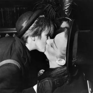 Boy George Kisses Lookalike Fan Print, Manchester 1983