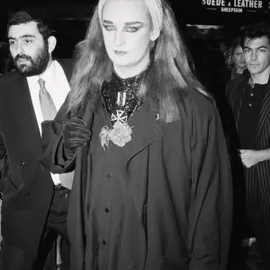 Boy George at Film Premiere Print, 3rd October 1984