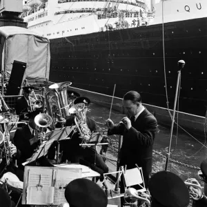 The Cunard White Star liner Queen Marys last Atlantic run. 27th September 1967 The Cunard White Star liner Queen Marys last Atlantic run. 27th September 1967