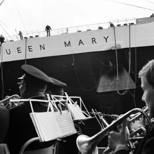 The Cunard White Star liner Queen Marys last Atlantic run. 27th September 1967 The Cunard White Star liner Queen Marys last Atlantic run. 27th September 1967