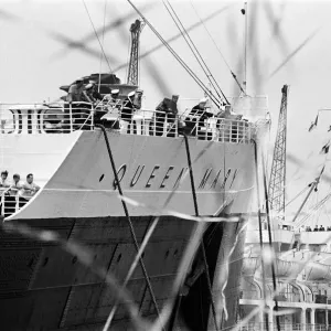 The Cunard White Star liner Queen Marys last Atlantic run. 27th September 1967 The Cunard White Star liner Queen Marys last Atlantic run. 27th September 1967