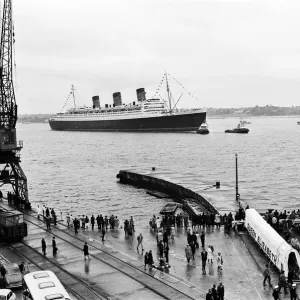 The Cunard White Star liner Queen Marys last Atlantic run. 27th September 1967 The Cunard White Star liner Queen Marys last Atlantic run. 27th September 1967