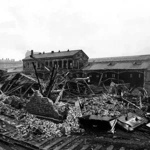 Curzon Street Station Demolition Print, January 1966