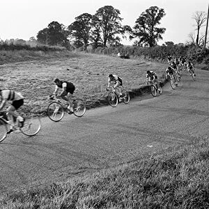 Cycling club in Reading, Berkshire. 11th August 1974