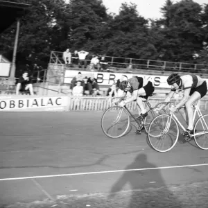 Cycling at Herne Hill, London, Saturday 23rd July 1955. National Championship, Track Cycling at Herne Hill, London, Saturday 23rd July 1955. National Championship, Track