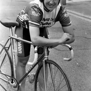 Cyclist Louise Jones Print, 8th August 1988 (00667)