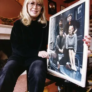 Cynthia Lennon at Home with Early John Lennon Print
