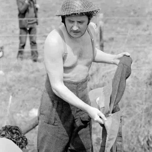 Dads Army Actor James Beck who plays Private Walker in the BBC TV series Dads Army