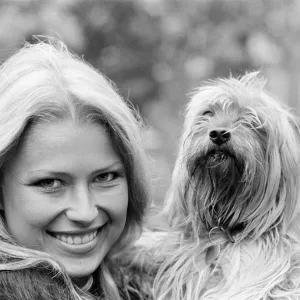 Dagmar Winkler, Deutsche Frau von 2001 - Kandidatin beim Miss-Welt-Contest in der britischen Hauptstadt London. Foto bei einem Besuch im Dagmar Winkler, Deutsche Frau von 2001 - Kandidatin beim Miss-Welt-Contest in der britischen Hauptstadt London. Foto bei einem Besuch im