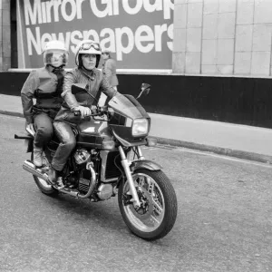 Daily Mirror Assistant Editor Anne Robinson goes biking Daily Mirror Assistant Editor Anne Robinson goes biking