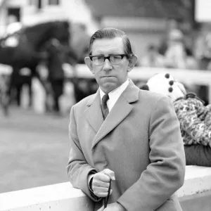 Daily Mirror horseracing pundit Bob Butchers at Kempton Park Race Course Daily Mirror horseracing pundit Bob Butchers at Kempton Park Race Course